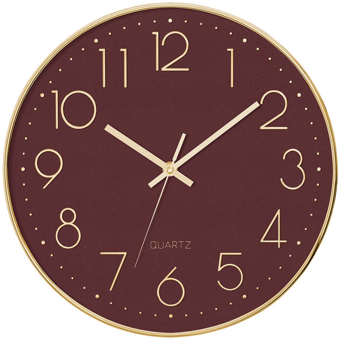 Wandklok Ø 30 cm Astin Rood