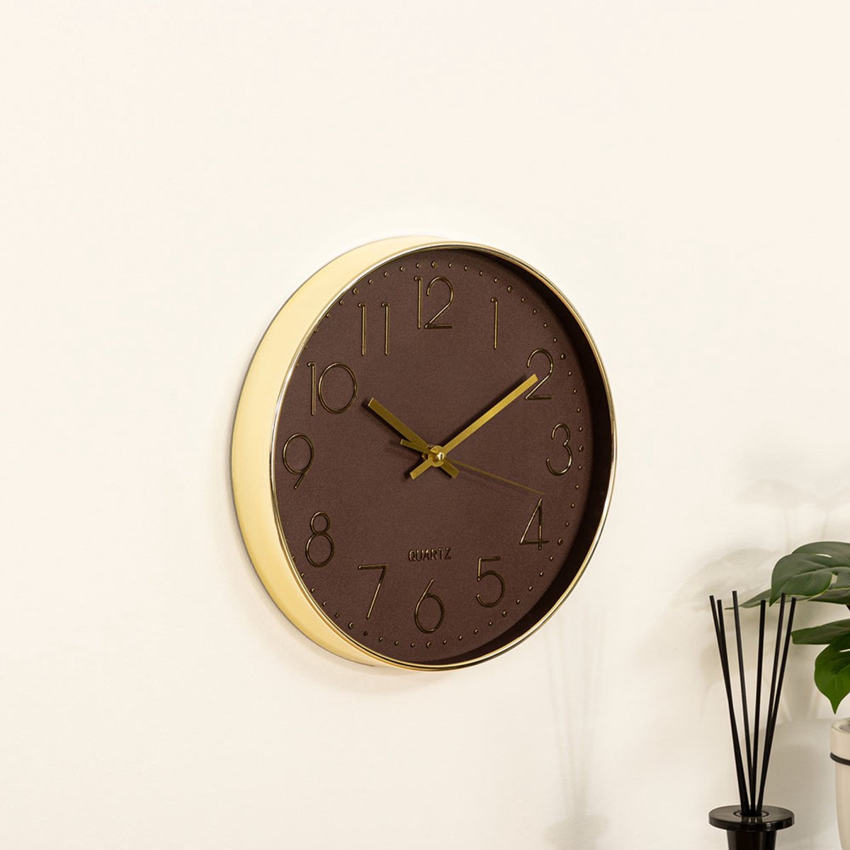 Wandklok Ø 30 cm Astin Rood