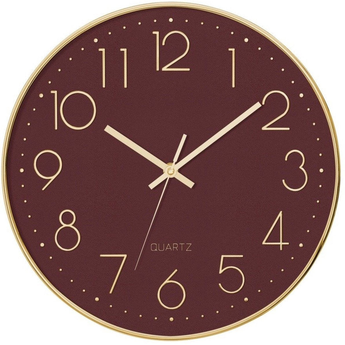 Wandklok met stil mechanisme Ø 30 cm