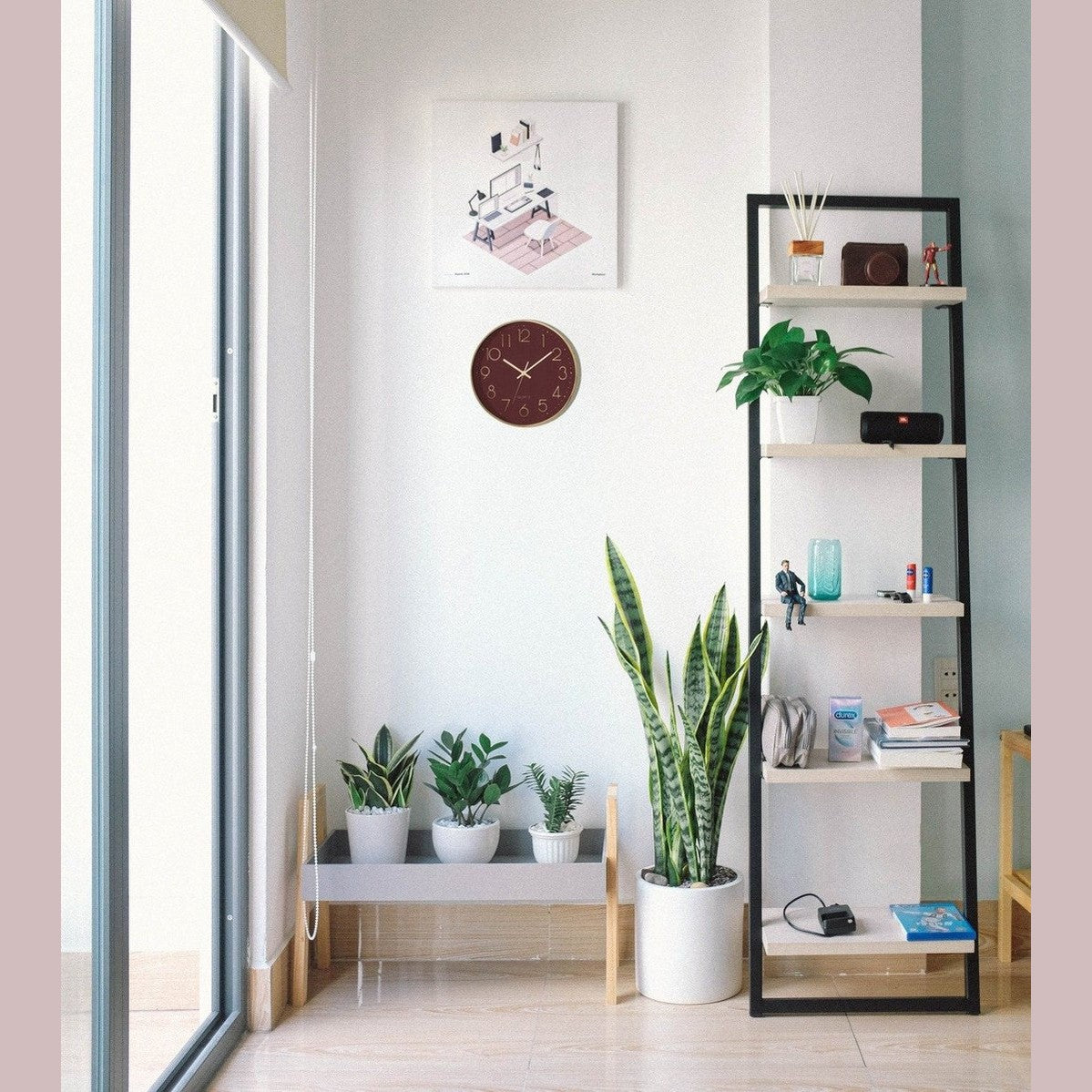 Wandklok met stil mechanisme Ø 30 cm