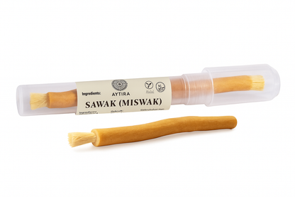 AYTIRA Siwak-Stäbchen Natur – 100 % natürliche Zahnbürste aus Salvadora Persica – Traditionelle Miswak-Zahnreinigung ohne Zahnpasta